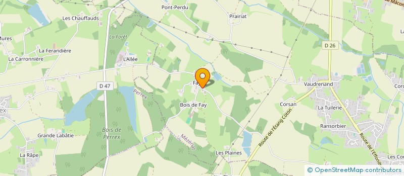 localisation de l'entreprise ETABLISSEMENTS JULES BONNASSIEUX  MEZERIAT