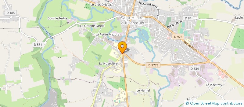 localisation de l'entreprise ETABLISSEMENTS JUNCA à SAINT-HILAIRE-DU-HARCOUET