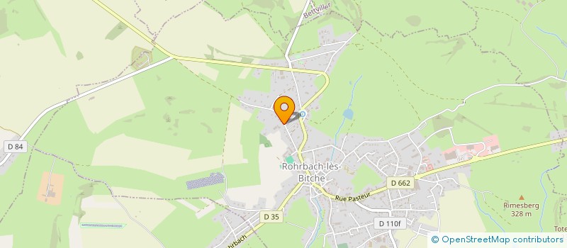 localisation de l'entreprise ETABLISSEMENTS JUNG-BRAGARD ET FILS  ROHRBACH-LES-BITCHE