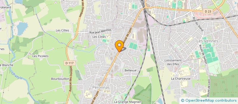 localisation de l'entreprise ETABLISSEMENTS JUSTEL à PERONNAS