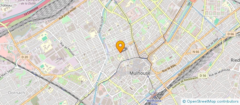 localisation de l'entreprise ETABLISSEMENTS KESSLER ET COMPAGNIE  MULHOUSE