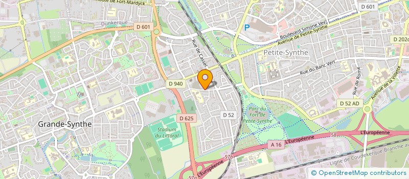 localisation de l'entreprise ETABLISSEMENTS KIECKEN à DUNKERQUE
