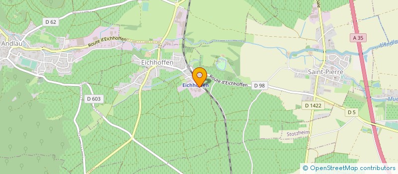 localisation de l'entreprise ETABLISSEMENTS KIEFFER HK  EICHHOFFEN