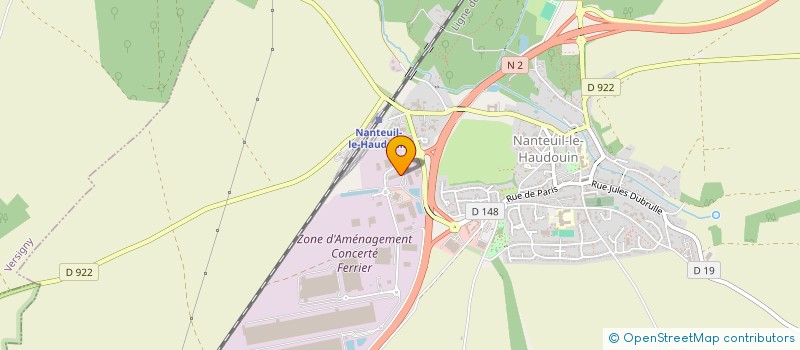 localisation de l'entreprise ETABLISSEMENTS L. BARBAUT  NANTEUIL-LE-HAUDOUIN