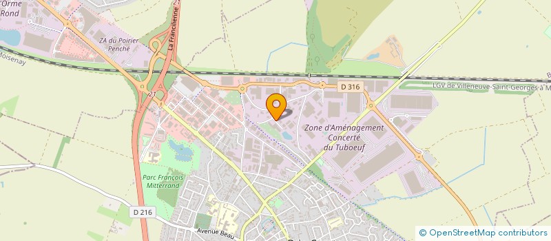 localisation de l'entreprise ETABLISSEMENTS L. LAIR à BRIE-COMTE-ROBERT