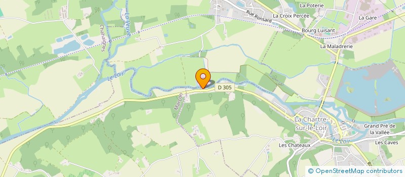 localisation de l'entreprise ETABLISSEMENTS L. RUSTIN  LA CHARTRE-SUR-LE-LOIR