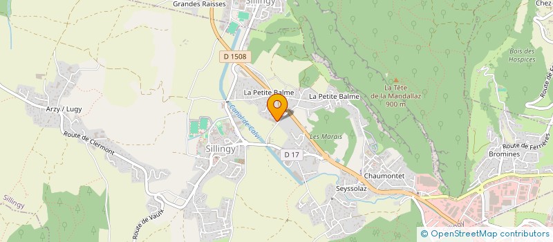 localisation de l'entreprise ETABLISSEMENTS LABAT ET SIERRA à SILLINGY