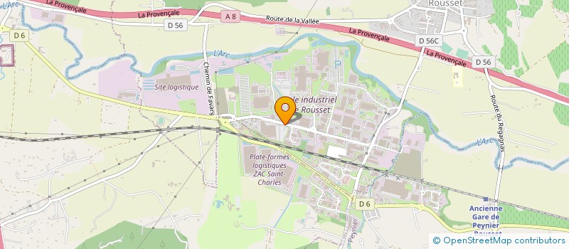 localisation de l'entreprise ETABLISSEMENTS LABEILLE à ROUSSET