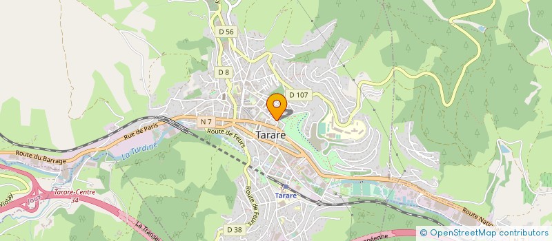 localisation de l'entreprise ETABLISSEMENTS LABOURE  TARARE