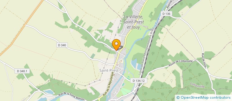 localisation de l'entreprise ETABLISSEMENTS LABROUCHE à JOUY