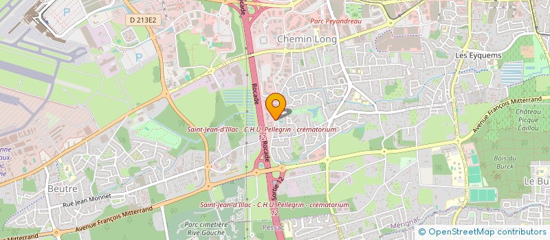 localisation de l'entreprise ETABLISSEMENTS LACAMPAGNE à MERIGNAC