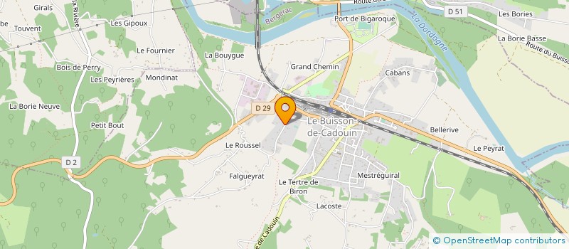 localisation de l'entreprise ETABLISSEMENTS LACOSTE à MOLIERES