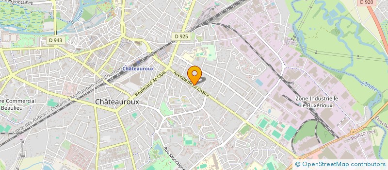 localisation de l'entreprise ETABLISSEMENTS LAEMMER à CHATEAUROUX