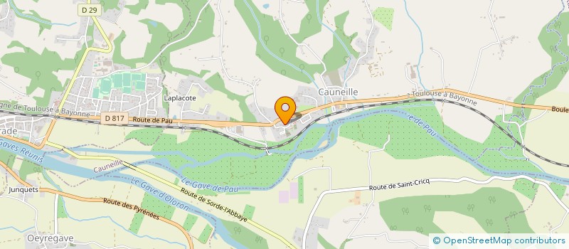 localisation de l'entreprise ETABLISSEMENTS LAFITTE à CAGNOTTE