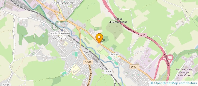 localisation de l'entreprise ETABLISSEMENTS LAGEISTE BAUDE à LA CAPELLE-LES-BOULOGNE