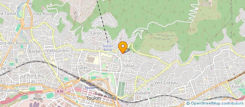 localisation de l'entreprise ETABLISSEMENTS LAGRENEE à TOULON