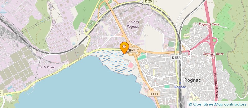 localisation de l'entreprise ETABLISSEMENTS LALEUF PERE ET FILS  ROGNAC