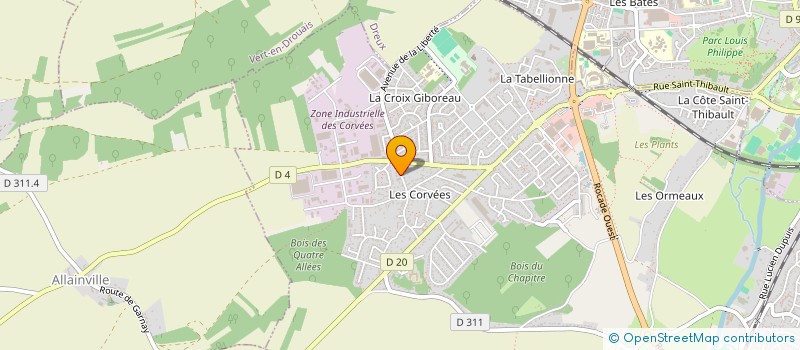 localisation de l'entreprise ETABLISSEMENTS LAMBELIN à VERNOUILLET