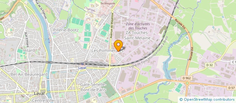 localisation de l'entreprise ETABLISSEMENTS LAMBIERGE à LAVAL