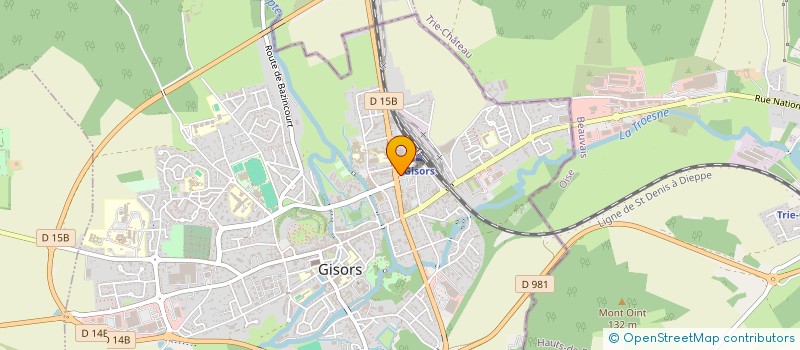 localisation de l'entreprise ETABLISSEMENTS LANCELEVEE à GISORS