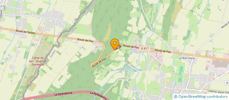 localisation de l'entreprise ETABLISSEMENTS LANDES à IBOS