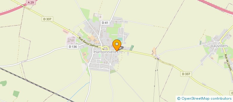 localisation de l'entreprise ETABLISSEMENTS LANGLET à HARBONNIERES