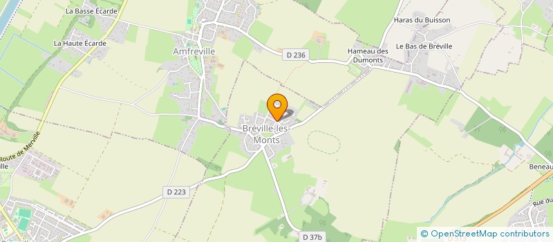 localisation de l'entreprise ETABLISSEMENTS LANGLOIS à BREVILLE-LES-MONTS