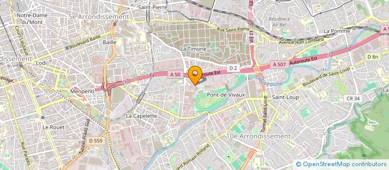 localisation de l'entreprise ETABLISSEMENTS LARGE à MARSEILLE