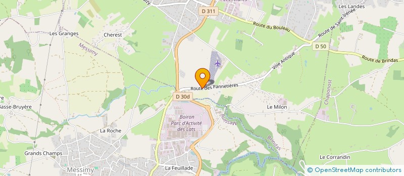 localisation de l'entreprise ETABLISSEMENTS LARRIVE à BRINDAS