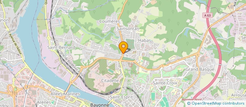 localisation de l'entreprise ETABLISSEMENTS LARROUSSET  BAYONNE