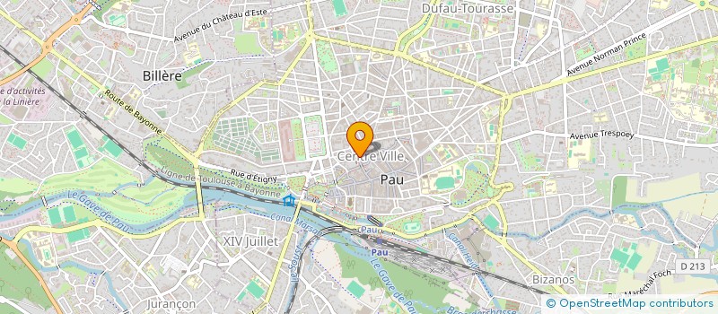 localisation de l'entreprise ETABLISSEMENTS LASSALLE à PAU