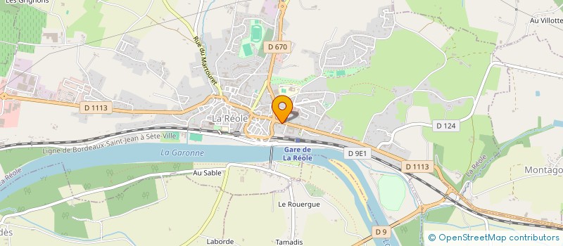 localisation de l'entreprise ETABLISSEMENTS LASSERRE  LA REOLE