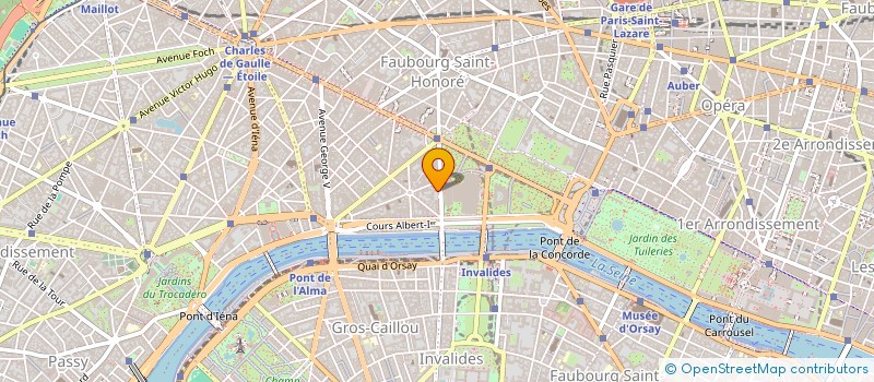 localisation de l'entreprise ETABLISSEMENTS LASSERRE  PARIS