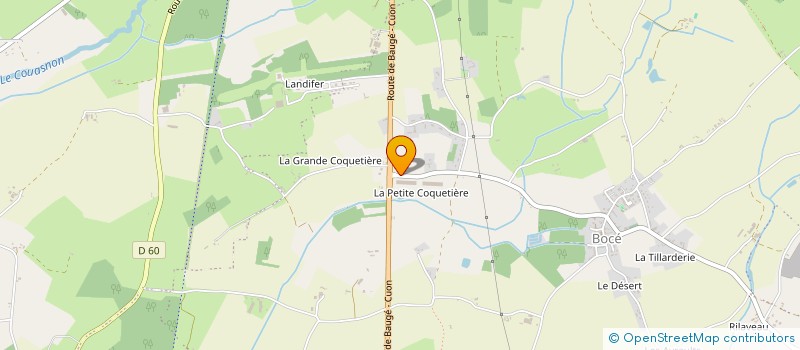 localisation de l'entreprise ETABLISSEMENTS LASSEUX à BAUGE-EN-ANJOU
