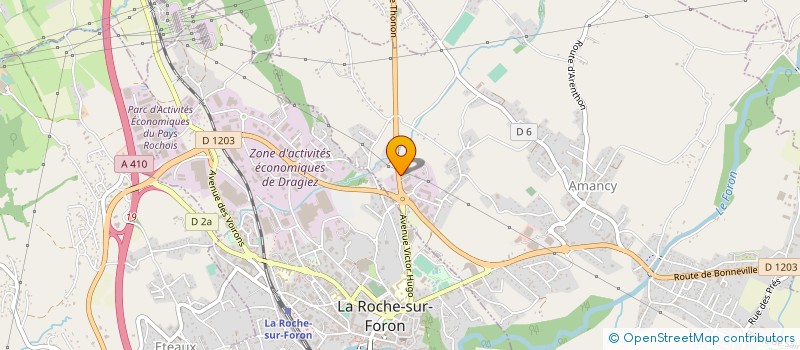 localisation de l'entreprise ETABLISSEMENTS LATINI à AMANCY