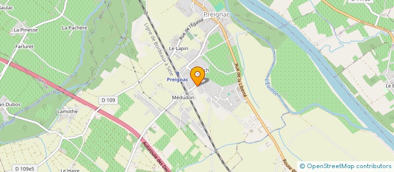localisation de l'entreprise ETABLISSEMENTS LATRILLE à LANGON