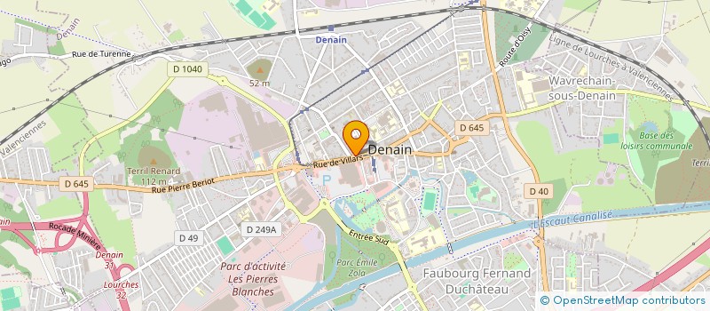 localisation de l'entreprise ETABLISSEMENTS LAURENT à DENAIN