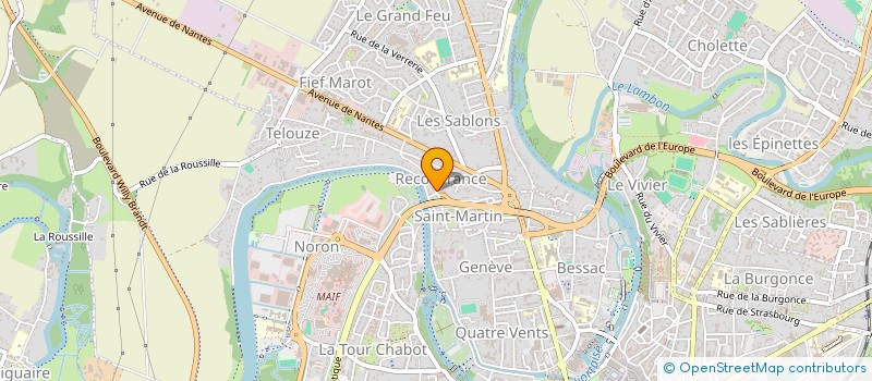 localisation de l'entreprise ETABLISSEMENTS LAURENT BOYER à NIORT
