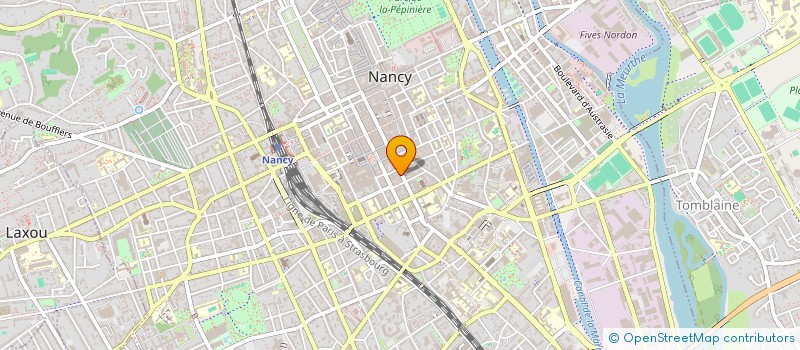 localisation de l'entreprise ETABLISSEMENTS LAUREX  NANCY