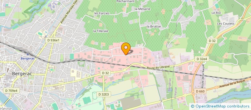 localisation de l'entreprise ETABLISSEMENTS LAVAL à BERGERAC