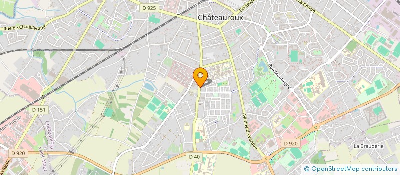 localisation de l'entreprise ETABLISSEMENTS LAVERGNE à CHATEAUROUX
