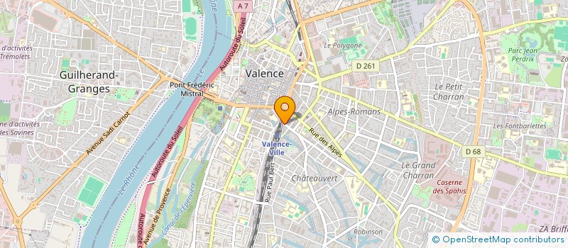 localisation de l'entreprise ETABLISSEMENTS LAVOISE ET COMPAGNIE à VALENCE