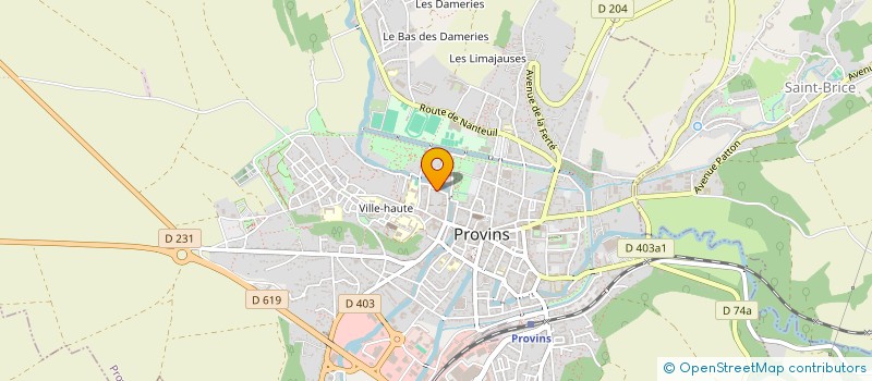 localisation de l'entreprise ETABLISSEMENTS LE CALVEZ à PROVINS
