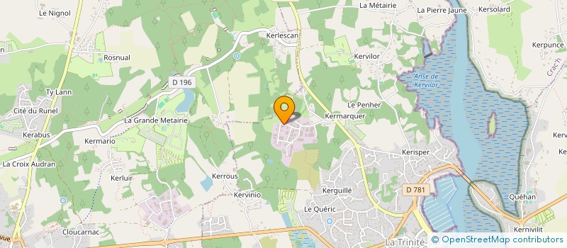 localisation de l'entreprise ETABLISSEMENTS LE DOUARAN à LA TRINITE-SUR-MER