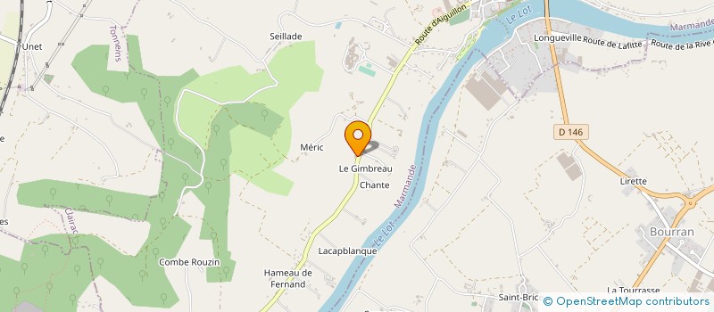 localisation de l'entreprise ETABLISSEMENTS LE GAL à CLAIRAC