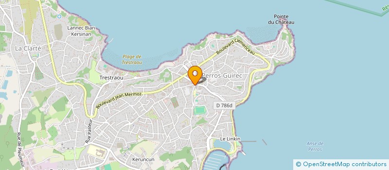 localisation de l'entreprise ETABLISSEMENTS LE GUILLERMIC  PERROS-GUIREC