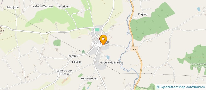 localisation de l'entreprise ETABLISSEMENTS LE MOAL à BOQUEHO