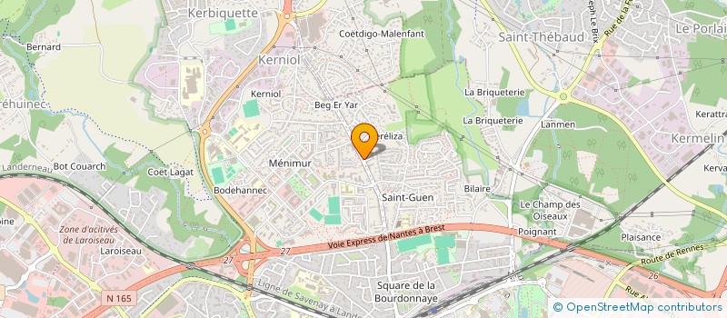 localisation de l'entreprise ETABLISSEMENTS LE POITTEVIN à VANNES