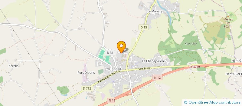 localisation de l'entreprise ETABLISSEMENTS LE TIEC à LOUARGAT