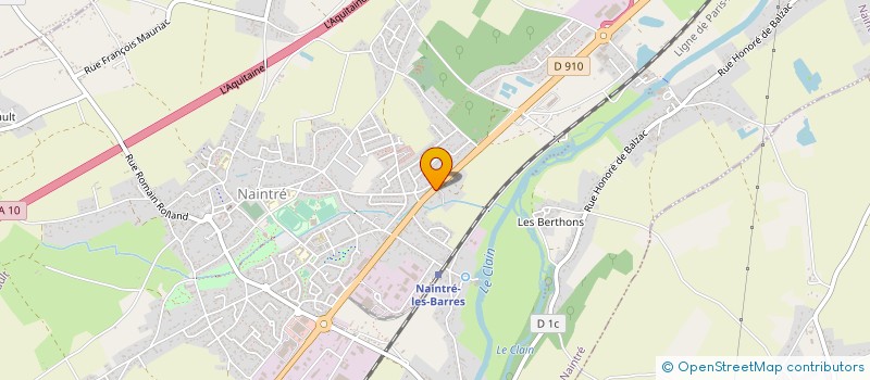 localisation de l'entreprise ETABLISSEMENTS LEBEAU à NAINTRE